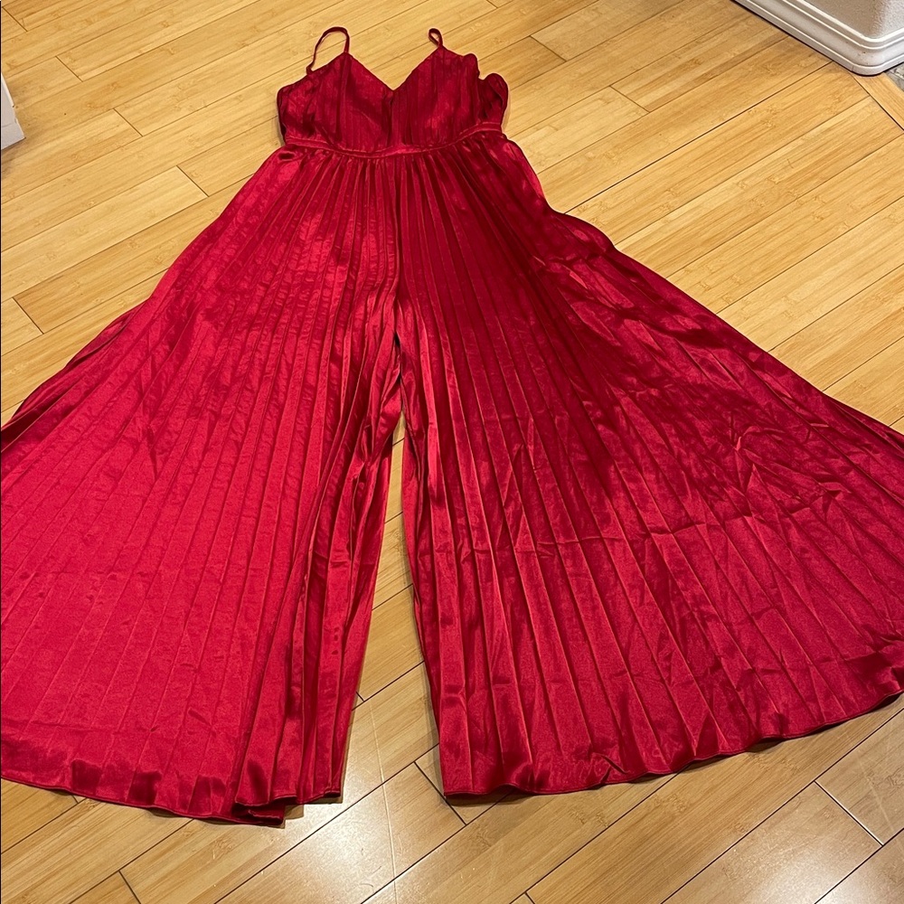 Petal & Pup Red Jumpsuit